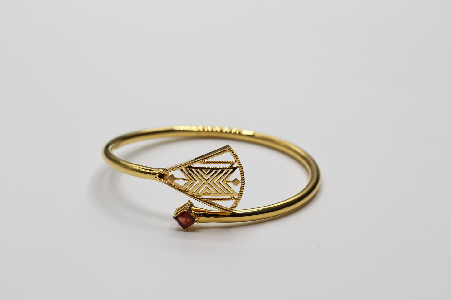 Hayma’a Fattan Bangle with Garnet