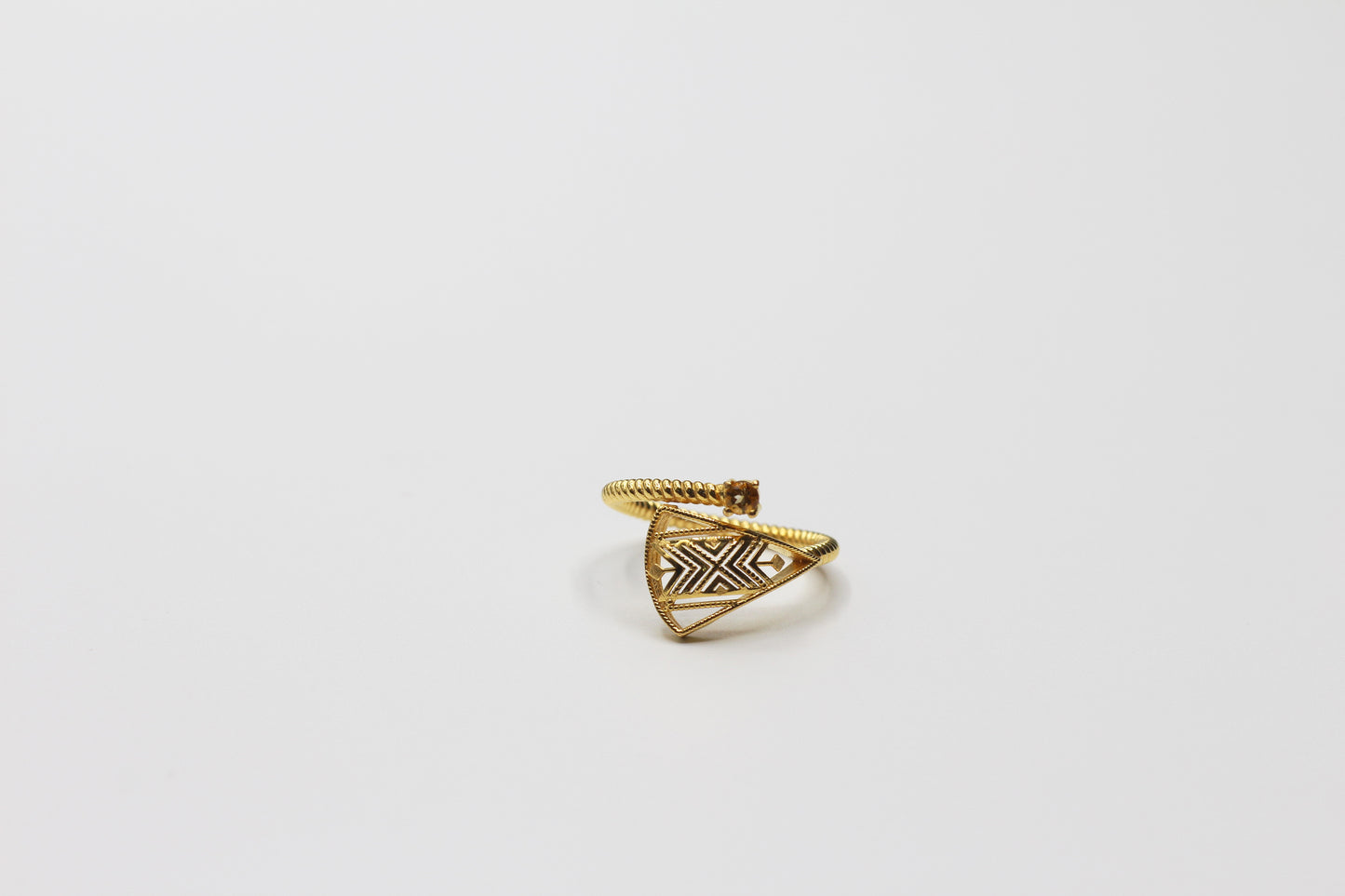 Hayma’a Fattan Ring with Citrine