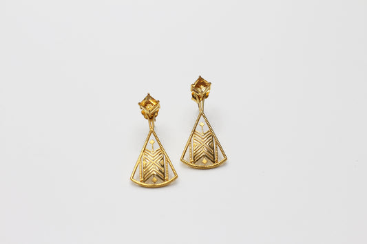 Hayma’a Fattan Earrings with Citrine