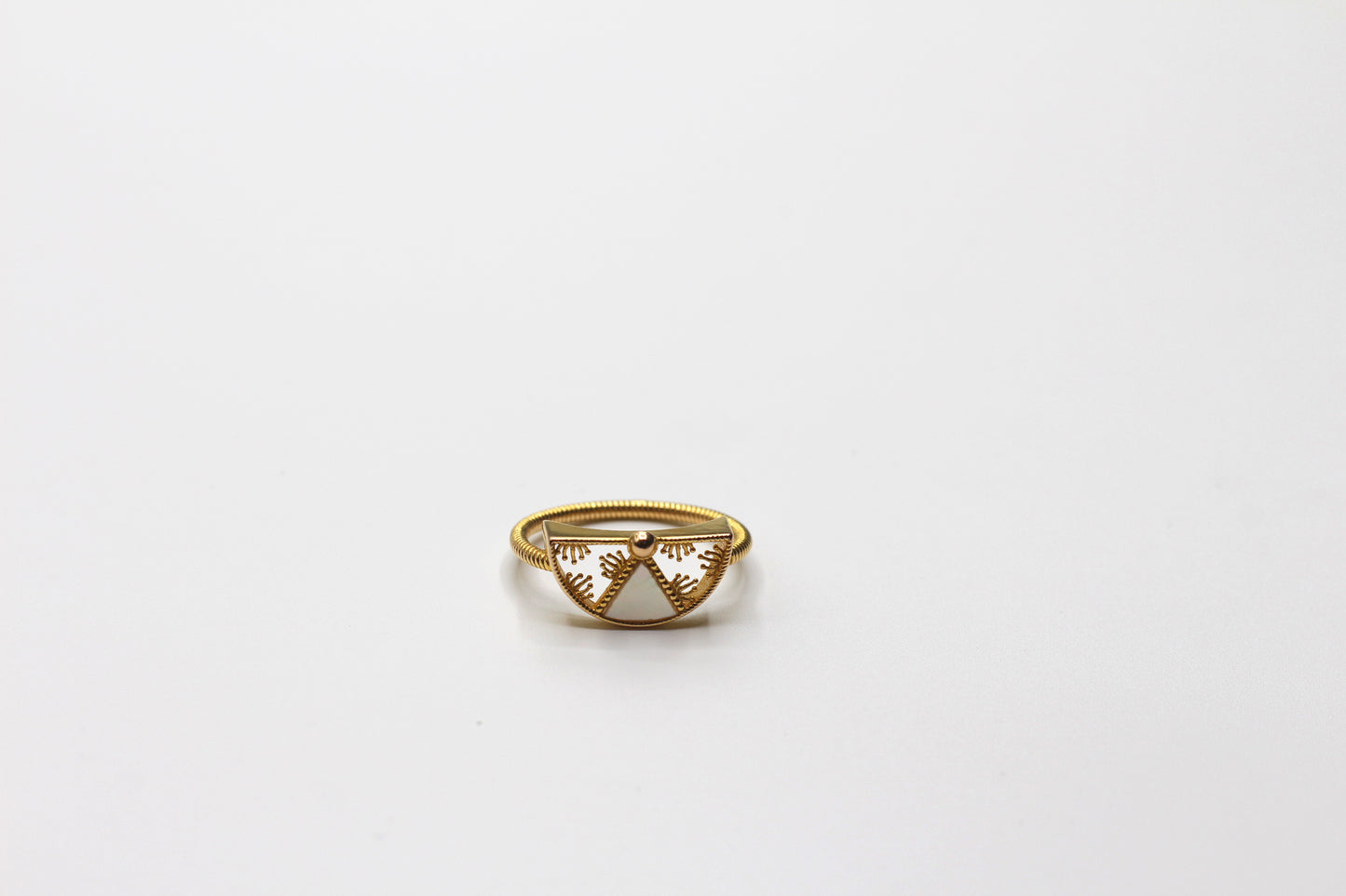 Fattan Hope Ring (Half Round)